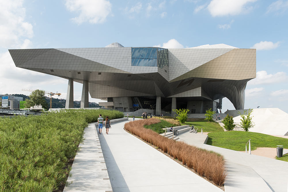 Musée des Confluences Garden side  - Copyright Bertrand Stofleth