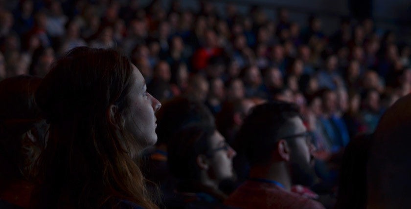 Captivated audience at Interaction 16 in Helsinki