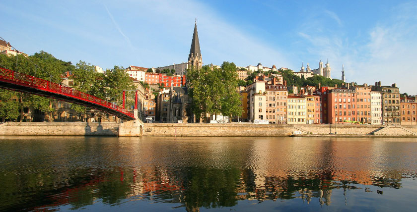 Lyon old part of the city